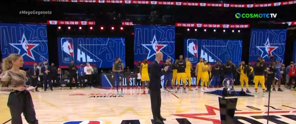 NBA: Πολυτιμότερος παίκτης του All Star Game ο Γιάννης Αντετοκούνμπο