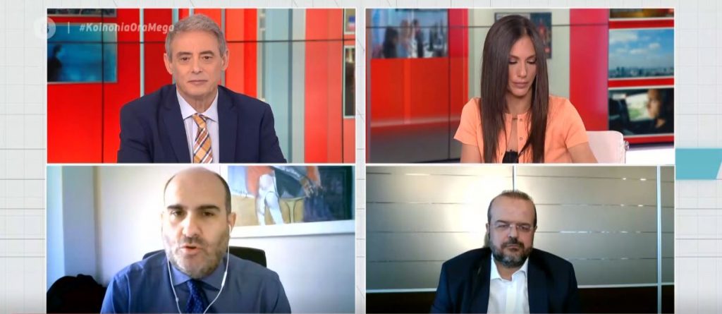 Άγρια κόντρα για τη διαχείριση της πανδημίας: Μαρκόπουλος & Τριανταφυλλίδης στο MEGA