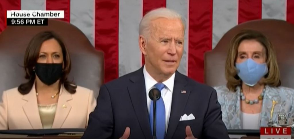 Η πρώτη ομιλία Μπάιντεν ενώπιον του Κογκρέσου