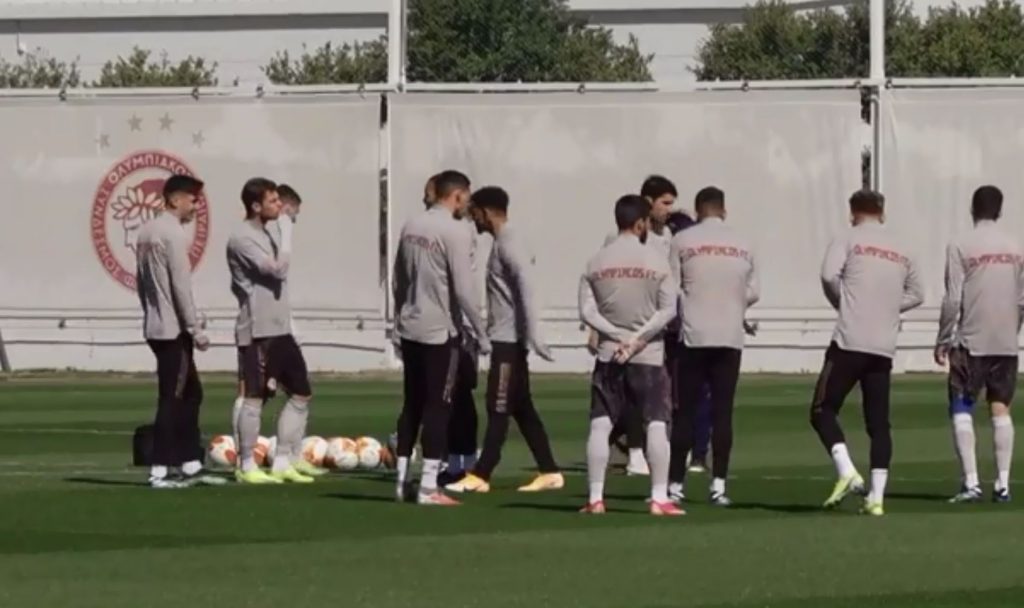 Με το βλέμμα στον ΠΑΟΚ οι παίκτες του Ολυμπιακού