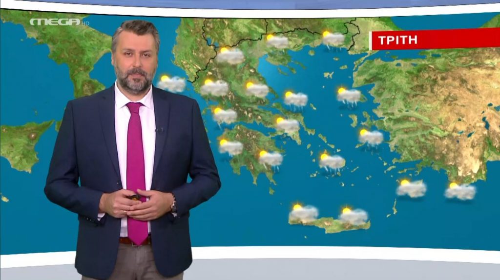 Βροχερός ο καιρός την Τρίτη – Η πρόγνωση του Γιάννη Καλλιάνου