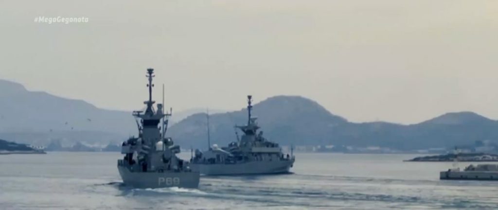 Εντυπωσιακές εικόνες από ασκήσεις του πολεμικού ναυτικού στο Αιγαίο