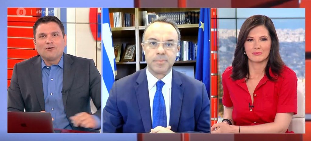 Η εξέλιξη της πανδημίας και τα μέτρα στήριξης επιχειρηματιών & εργαζομένων: Χ. Σταϊκούρας στο Mega