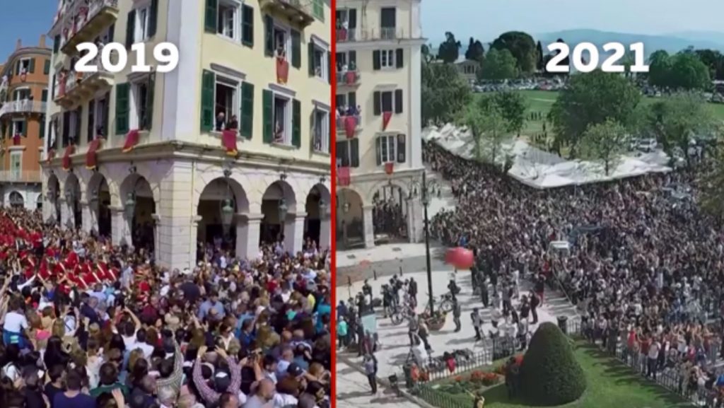 Μπότηδες, βεγγαλικά και… κρούσματα άφησε το Πάσχα στην Κέρκυρα