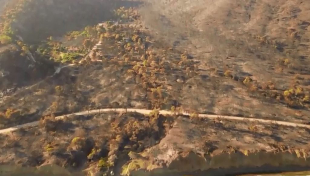 Γεράνεια Όρη: Απόγνωση στα αποκαΐδια για τους κατοίκους