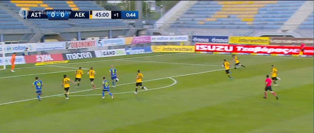 Αστέρας – ΑΕΚ 1-1: Μοιρασιά στην Τρίπολη