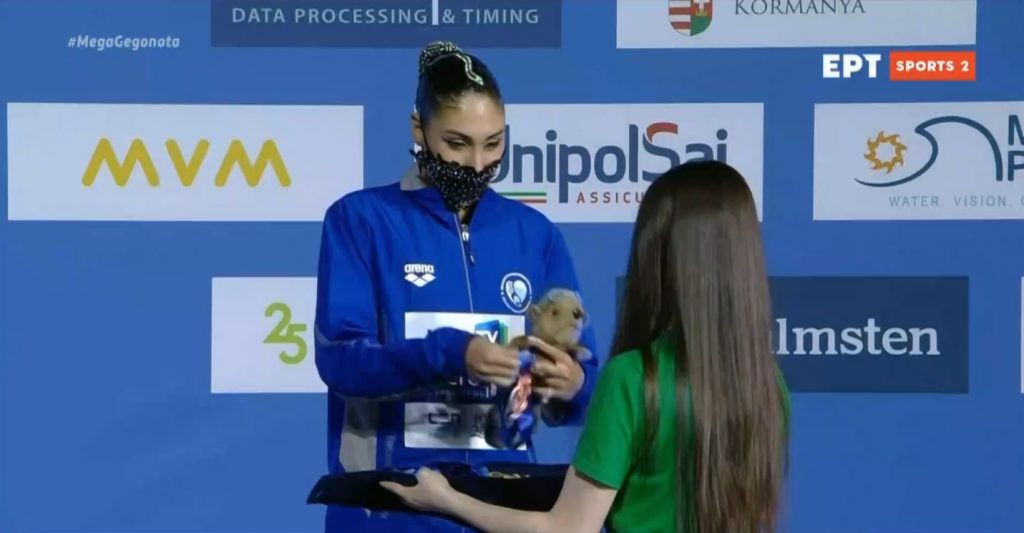 Χάλκινο η Πλατανιώτη στον τελικό του ελεύθερου προγράμματος καλλιτεχνικής κολύμβησης