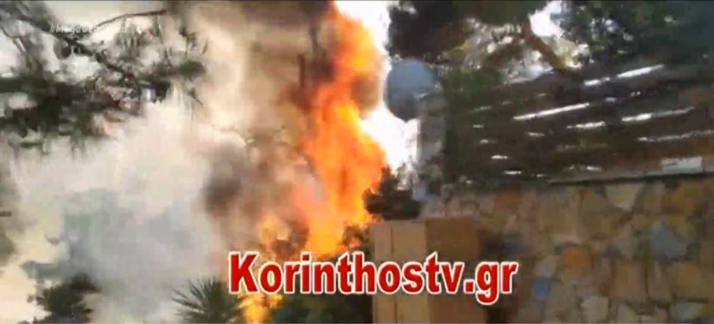 Συναγερμός στην Πυροσβεστική: Επικίνδυνη η φωτιά στα Ίσθμια Κορινθίας – Εκκενώθηκε οικισμός