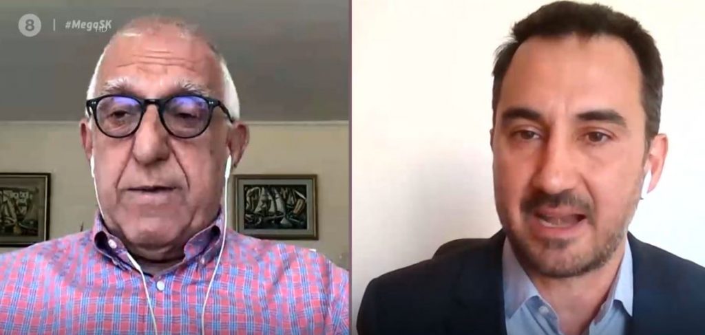 Πολιτική αντιπαράθεση για τη διαχείριση της πανδημίας και το εργασιακό νομοσχέδιο: Κακλαμάνης & Χαρίτσης στο Mega