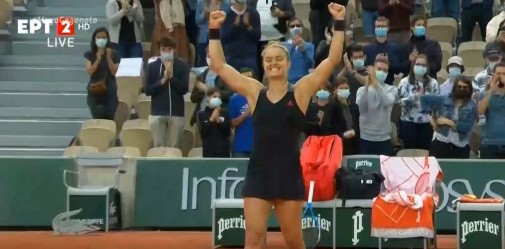 Τένις: «Μάγεψε» η Σάκκαρη – Πέρασε για πρώτη φορά στους «16» του Roland Garros