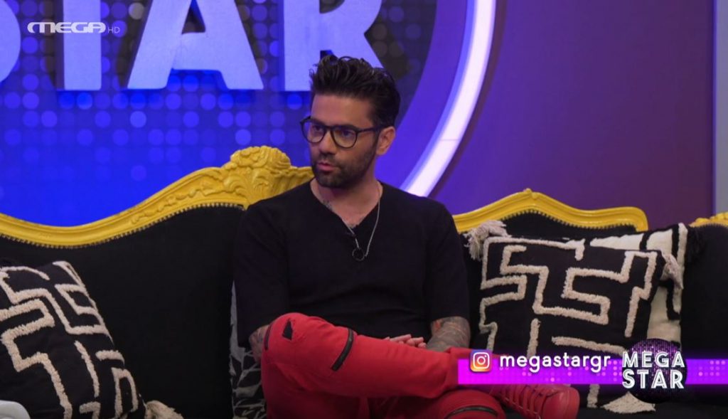 Ο Θοδωρής Μαραντίνης στην παρέα του Mega Star