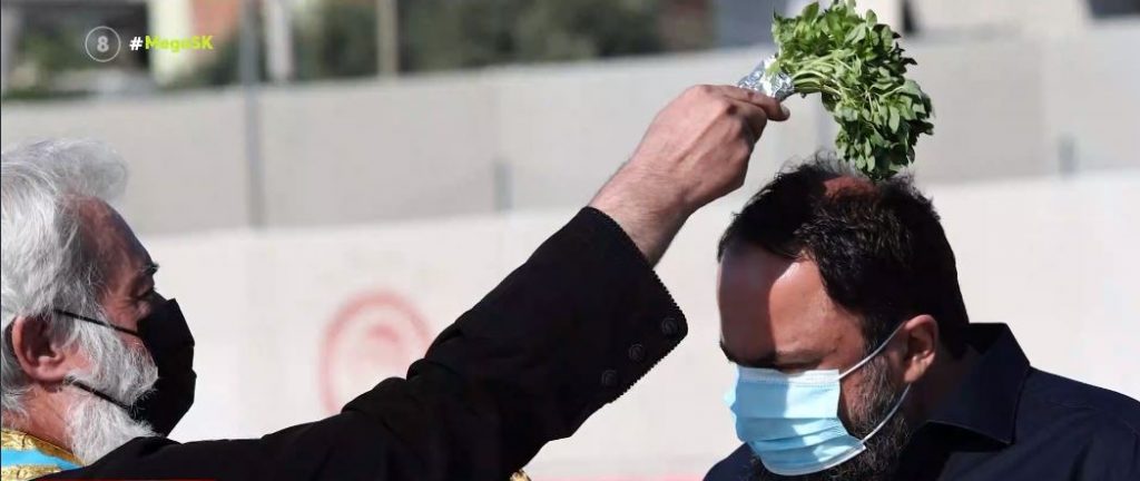 Ολυμπιακός: Παρουσία Βαγγέλη Μαρινάκη ο αγιασμός στις εγκαταστάσεις του Ρέντη