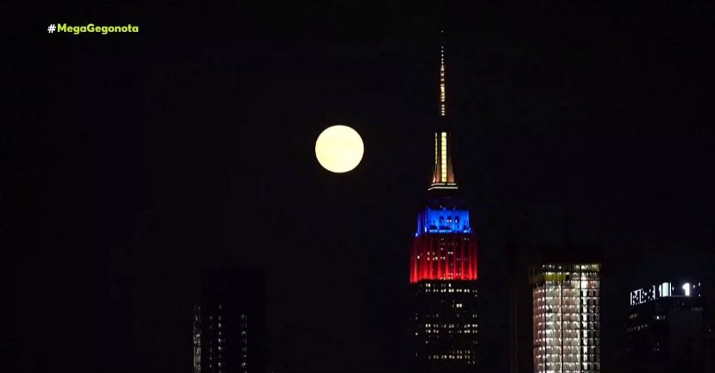 Νέα Υόρκη: Το Empire State «φωτίστηκε για την έναρξη των Ολυμπιακών Αγώνων
