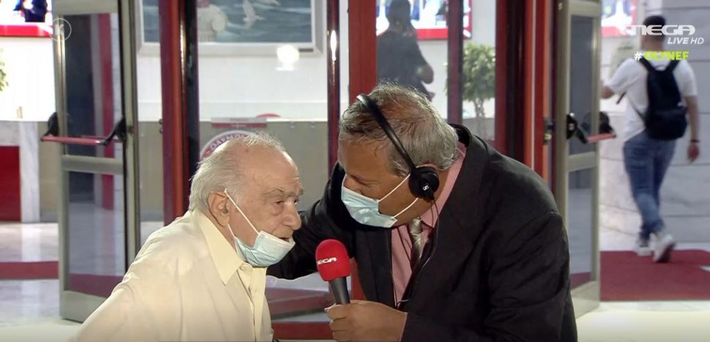 Ο θρυλικός Γιώργος Δαρίβας στο MEGA