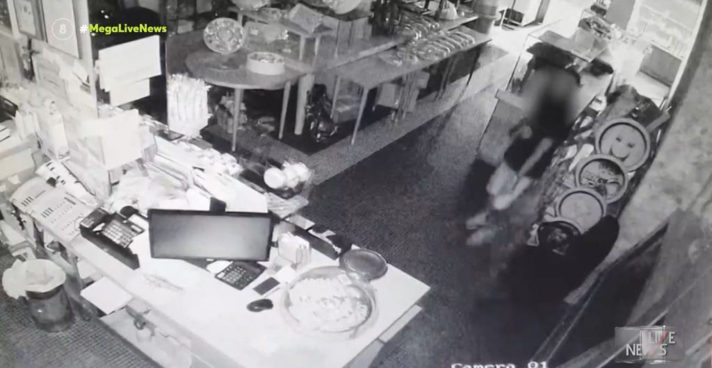Θεσσαλονίκη: Βίντεο ντοκουμέντο από την κλοπή ταμειακής γνωστού ζαχαροπλαστείου