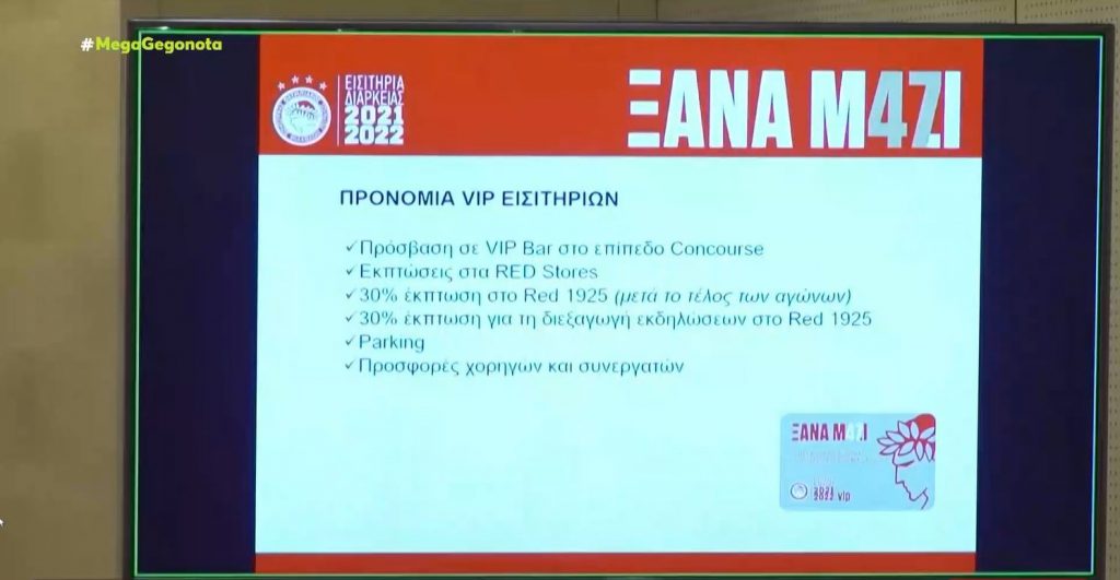 Ολυμπιακός: Αρχίζει η διάθεση των εισιτηρίων διαρκείας – Επιστρέφουν στο γήπεδο οι φίλαθλοι