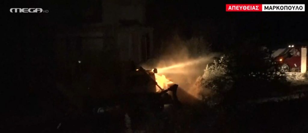 Ανοίγουν αντιπυρικές ζώνες στο Μαρκόπουλο