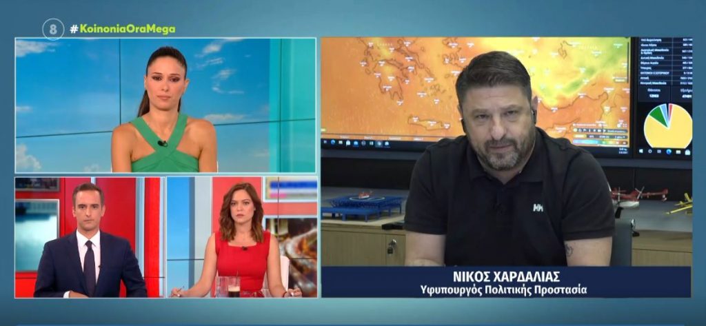 Χαρδαλιάς – Ανοιχτό το ενδεχόμενο νέων μέτρων για την πανδημία – «Μονόδρομος η θωράκιση από την κλιματική αλλαγή»  