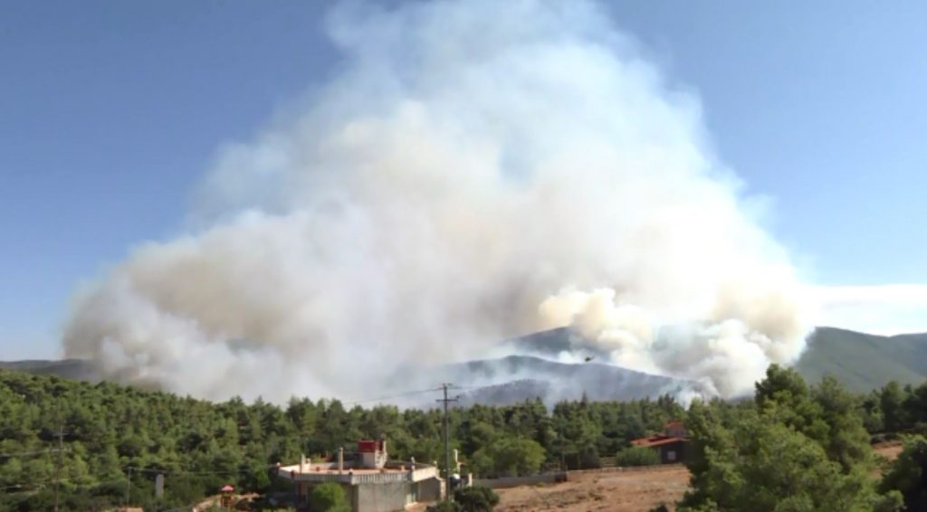 Κοσμόπουλος – Η πυρκαγιά στα Βίλια δεν έχει οριοθετηθεί, πρέπει να έρθουν και άλλα εναέρια