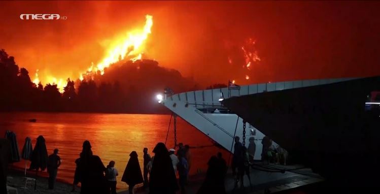 Ώρες αγωνίας στη Βόρεια Εύβοια για έκτη ημέρα