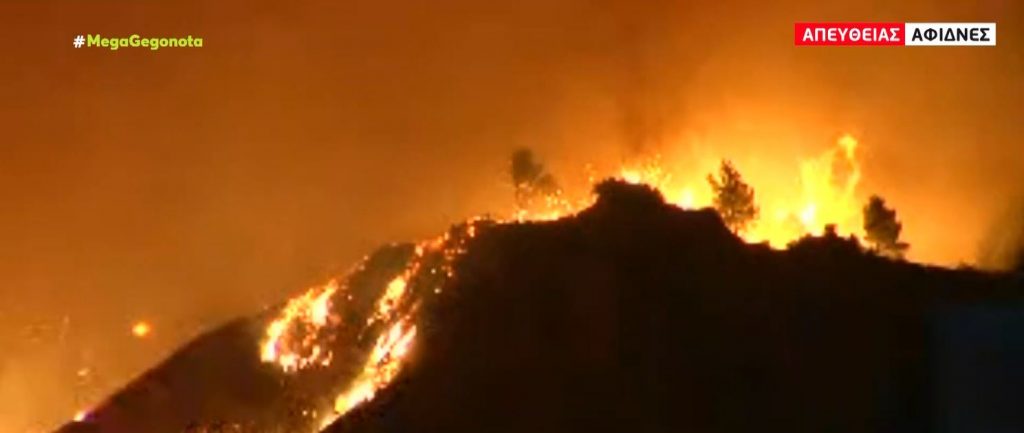 Καίγονται οι Αφίδνες, στείλτε πυροσβεστικά – Δραματική έκκληση του δημάρχου Ωρωπού