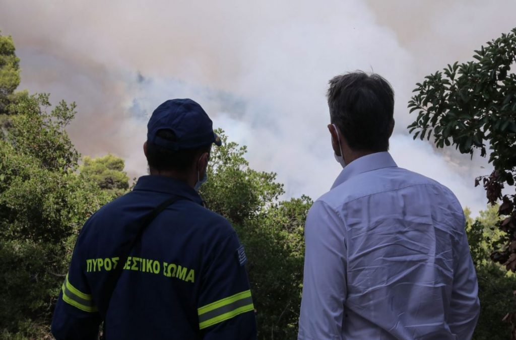 Διάγγελμα Μητσοτάκη για τις φωτιές στις 21:00