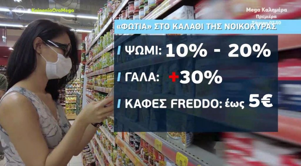 Αυξήσεις – «φωτιά» στο καλάθι της νοικοκυράς – Τα αντισταθμιστικά μέτρα