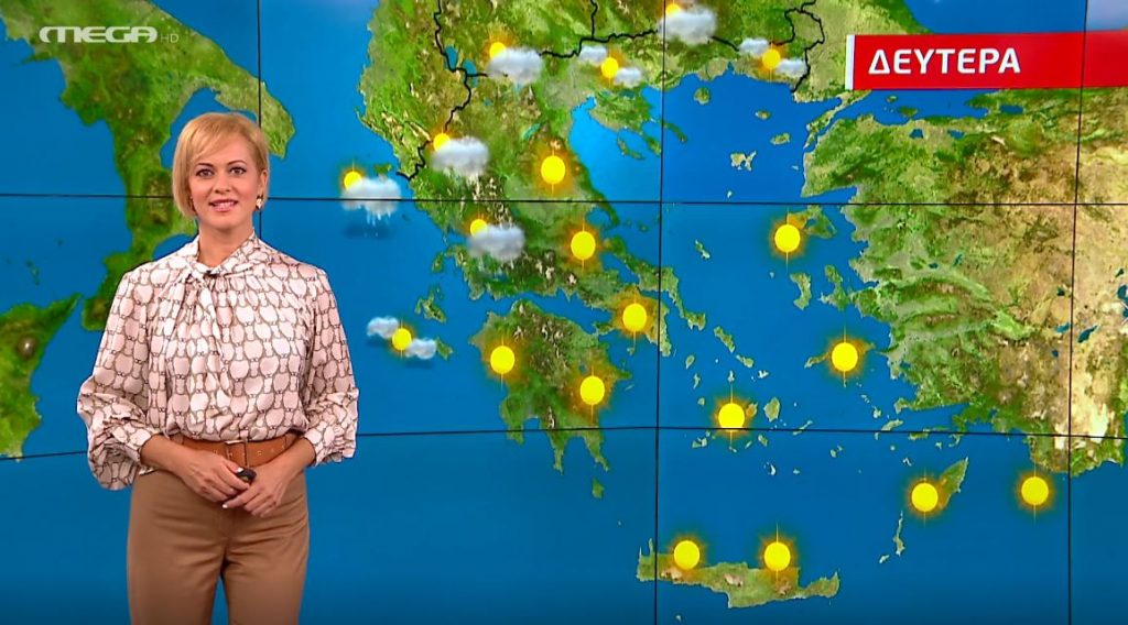 Συνεχίζεται και τη Δευτέρα το καλοκαιρινό σκηνικό – Η πρόγνωση της Χρ. Ρήγου
