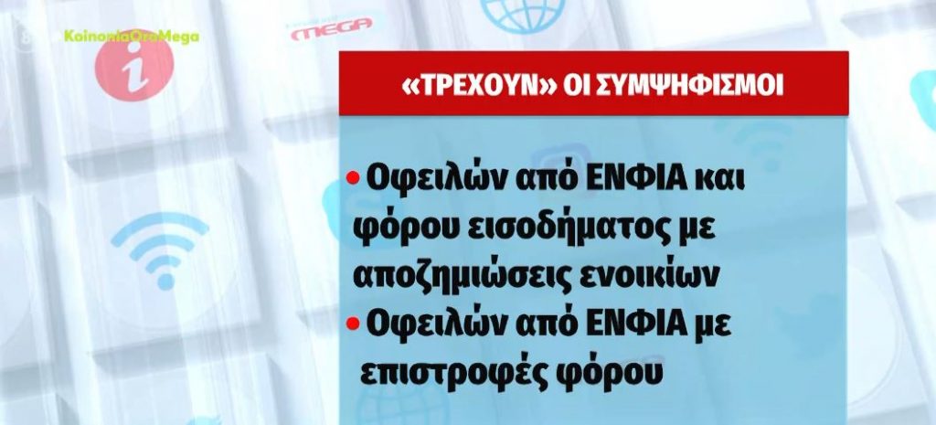 «Τρέχουν» οι συμψηφισμοί οφειλών από ΕΝΦΙΑ με επιστροφές φόρων & αποζημιώσεις ακινήτων