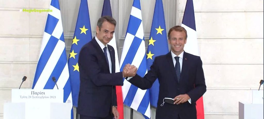 Μητσοτάκης – Μακρόν – Ιστορική συμφωνία αμυντικής συνεργασίας Ελλάδας – Γαλλίας