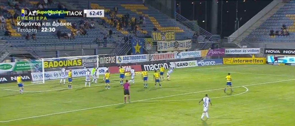 Αστέρας Τρίπολης – ΠΑΟΚ (0-1) – «Διπλό» με πέναλτι για τον «δικέφαλο» του Βορρά