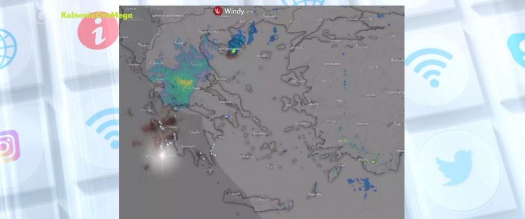 Συνεχίζει την επέλασή της η κακοκαιρία «Αθηνά» – Πού θα χτυπήσει σήμερα