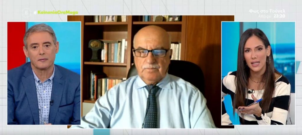 Κορωνοϊός – Πρόβλεψη για 1.000 θανάτους το μήνα μέχρι τα Χριστούγεννα – Ο Ν. Τζανάκης στο MEGA