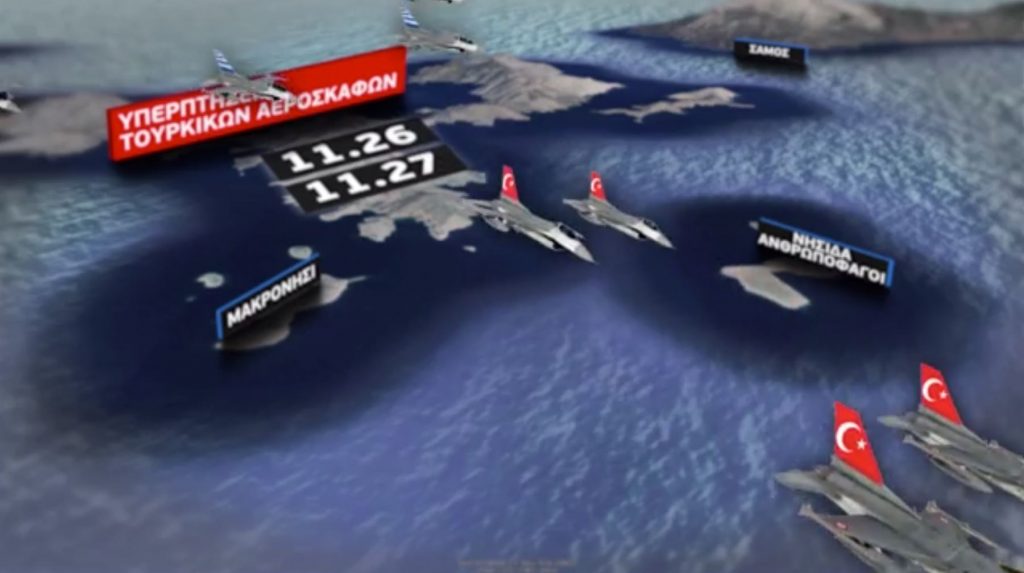 Τουρκικές υπερπτήσεις στη σκιά της ελληνογαλλικής συμφωνίας