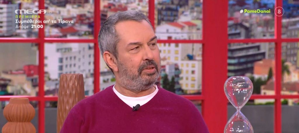 Χρήστος Χατζηπαναγιώτης- «Ευχαριστώ και το Μιχάλη και το Θανάση που έχω την ευκαιρία να ξαναζήσω αυτή τη χαρά σε αυτό το σενάριο»