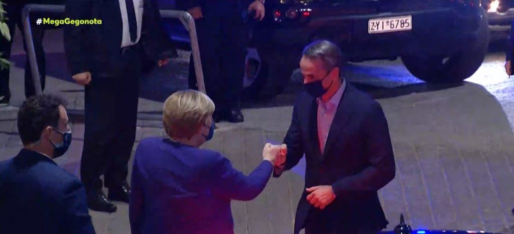 Με φόντο την Ακρόπολη το ιδιωτικό δείπνο Μητσοτάκη – Μέρκελ