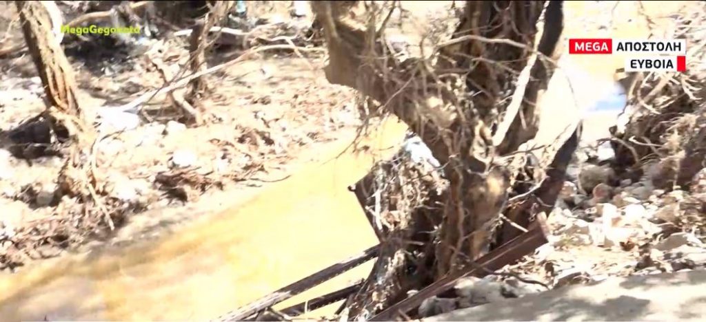 Εύβοια – Εικόνες καταστροφής από την κακοκαιρία