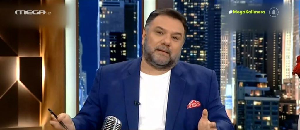 Γρηγόρης Αρναούτογλου – Δημόσια συγνώμη στη Ρούλα Ρέβη για τις ερωτήσεις σχετικά με τη διαφορά ηλικίας με τον Αποστόλη Τότσικα