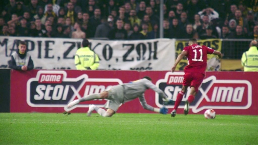 ΑΕΚ – Ολυμπιακός 2-3 – Παράσταση τίτλου των ερυθρόλευκων στο ΟΑΚΑ με ηγέτη τον Ελ Αραμπί