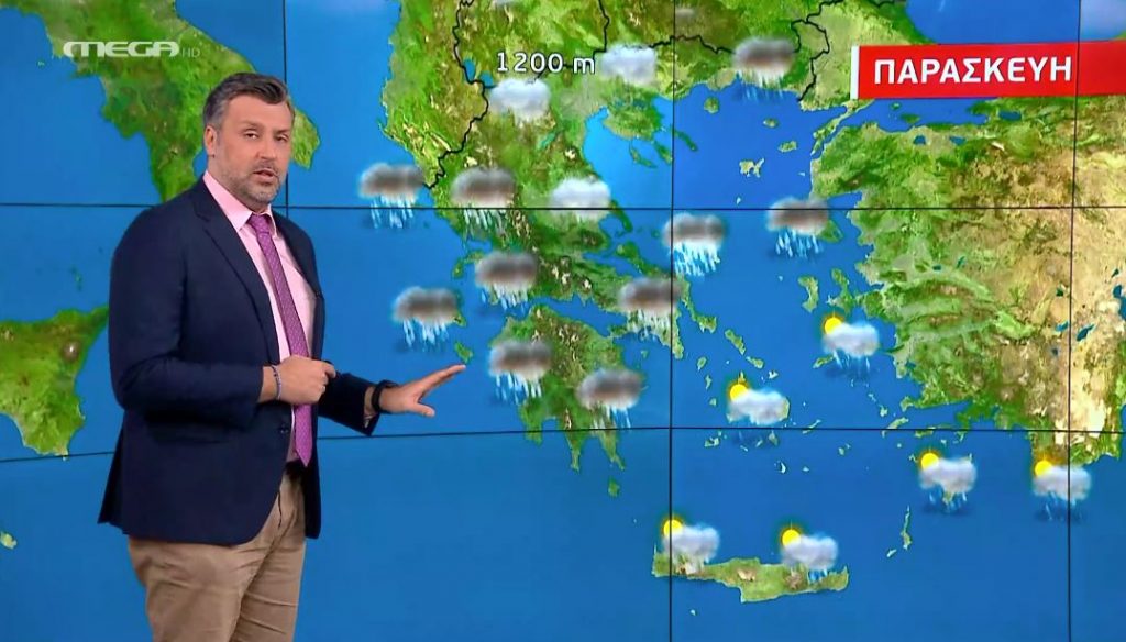 Ραγδαία μεταβολή του καιρού την Παρασκευή με βροχές και καταιγίδες – Η πρόγνωση του Γιάννη Καλλιάνου