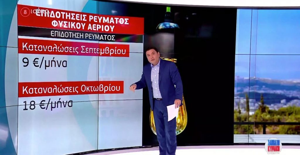 Στα 39 ευρώ η επιδότηση στους λογαριασμούς ρεύματος – Τι ισχύει για το φυσικό αέριο