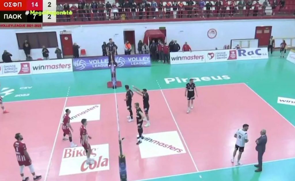 Με τρομερή ανατροπή επικράτησε ο Ολυμπιακός 3-2 σετ του ΠΑΟΚ
