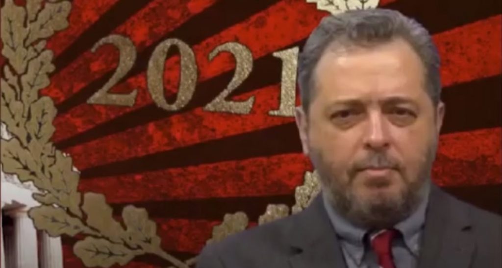 Αντιεμβολιαστικό σόου από τον πρόεδρο του Κινήματος ’21