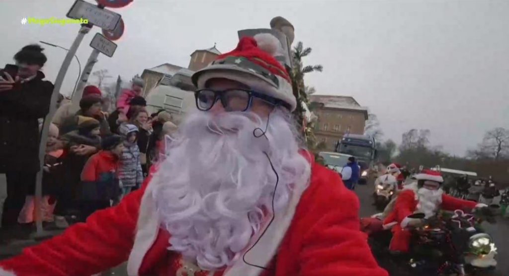 Παρέλαση Αη Βασίληδων με μοτοσικλέτες στη Γερμανία