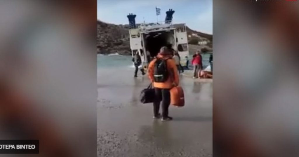 Σκοπελίτης – Επικίνδυνη προσέγγιση στην Σχοινούσα με 9 μποφόρ