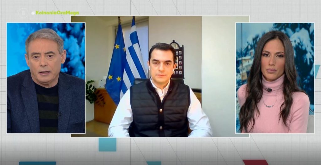 Σκρέκας στο MEGA: «200.000 παροχές τέθηκαν εκτός ηλεκτροδότησης – Προσπάθειες για να ολοκληρωθεί σήμερα η αποκατάσταση των βλαβών»