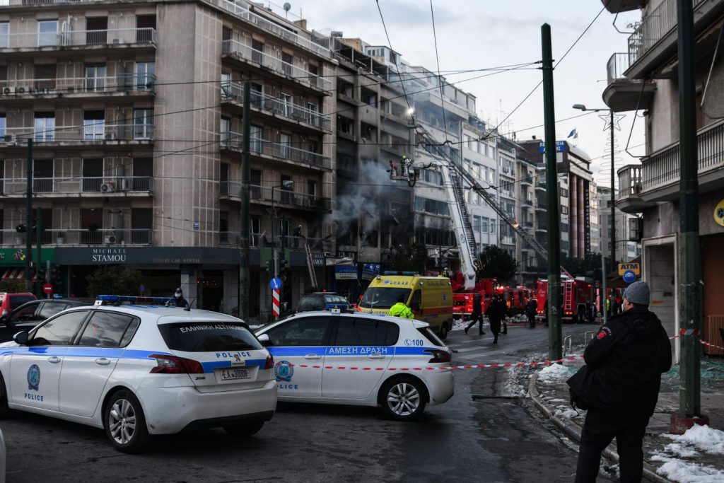 Με εγκαύματα νοσηλεύεται ο τραυματίας από την έκρηξη στη Συγγρού