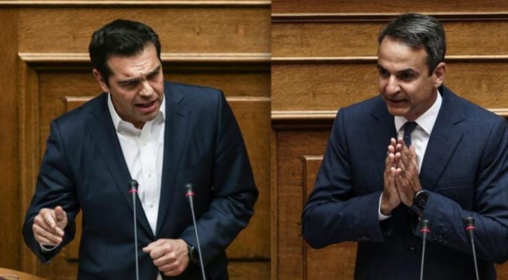 Σφοδρή σύγκρουση Μητσοτάκη – Τσίπρα εφ’ όλης της ύλης με φόντο την πρόταση μομφής