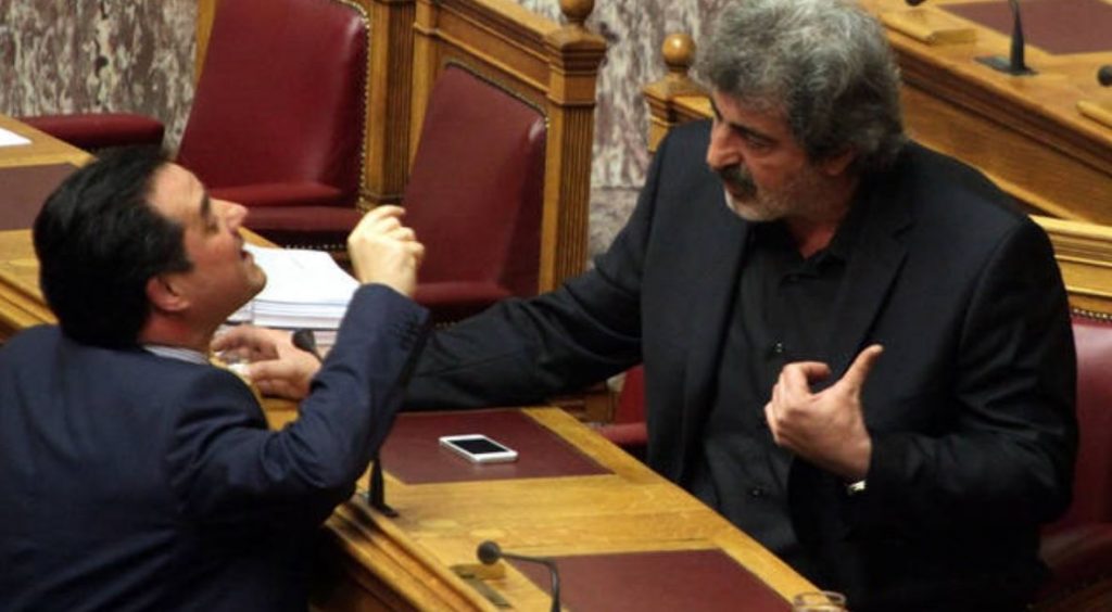 Άγριο επεισόδιο με βαριές εκφράσεις μεταξύ Γεωργιάδη & Πολάκη στο καφενείο της Βουλής