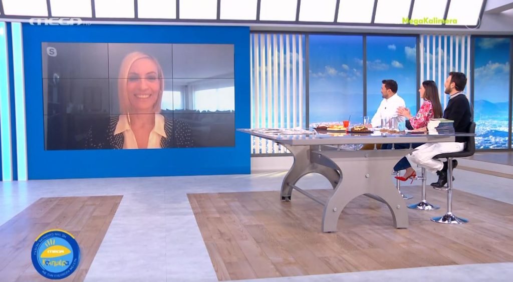 Θετική στον κορωνοϊό για δεύτερη φορά η Ελεονώρα Μελέτη